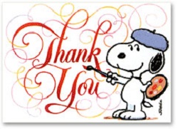 Pic for blog-31: Snoopy thank you card (quotesgram.com)